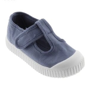 Made in Spain VICTORIA Kids Blue Canvas Shoes size 24 (US 7.5)